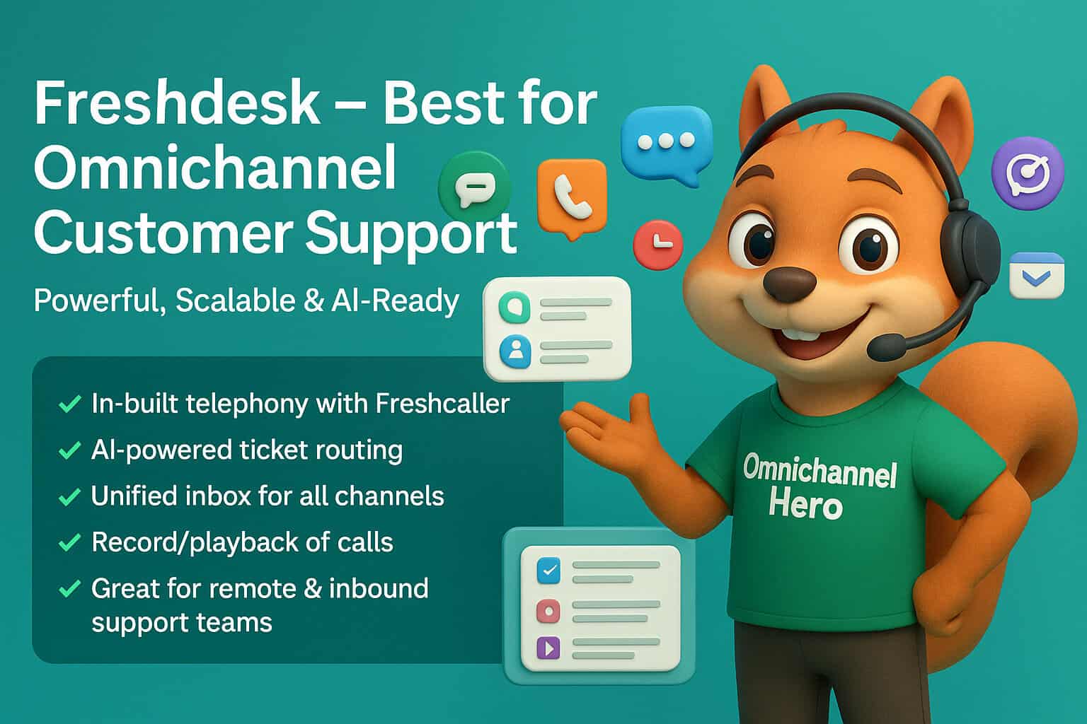 Freshdesk by Freshworks – Best for Omnichannel Customer Support