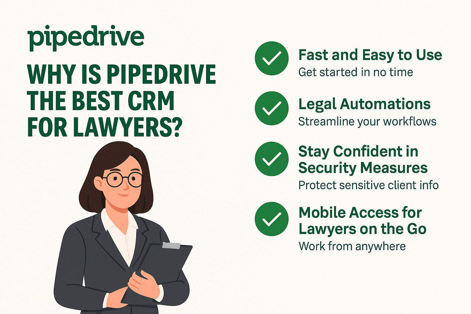 Why Is Pipedrive the Best CRM for Lawyers