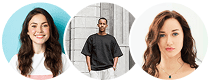 A team of professional CRM consultants working together on Pipedrive CRM solutions.