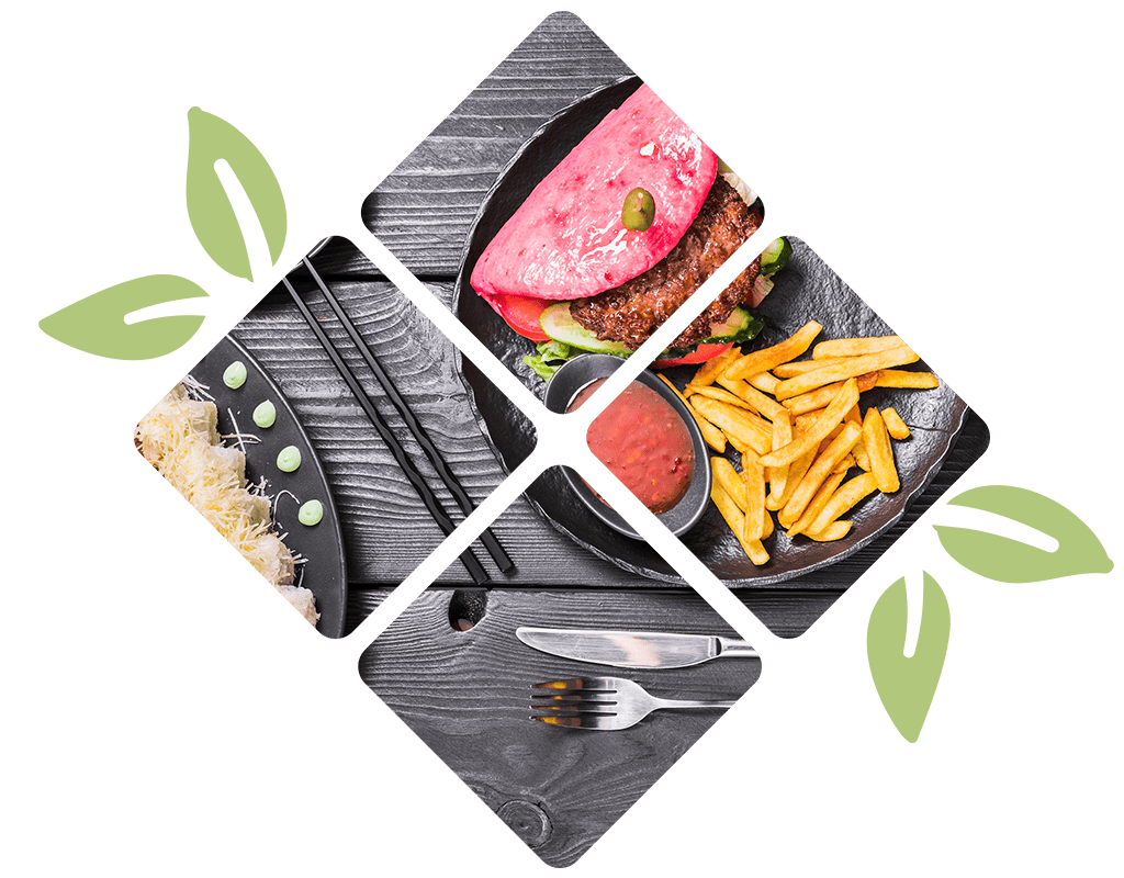 Delicious Indian burger with fries at Crown Indian Cuisine restaurant in Australia.