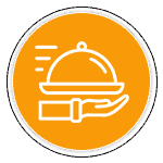 Delicious Indian dishes served on a platter at Crown Indian Cuisine.