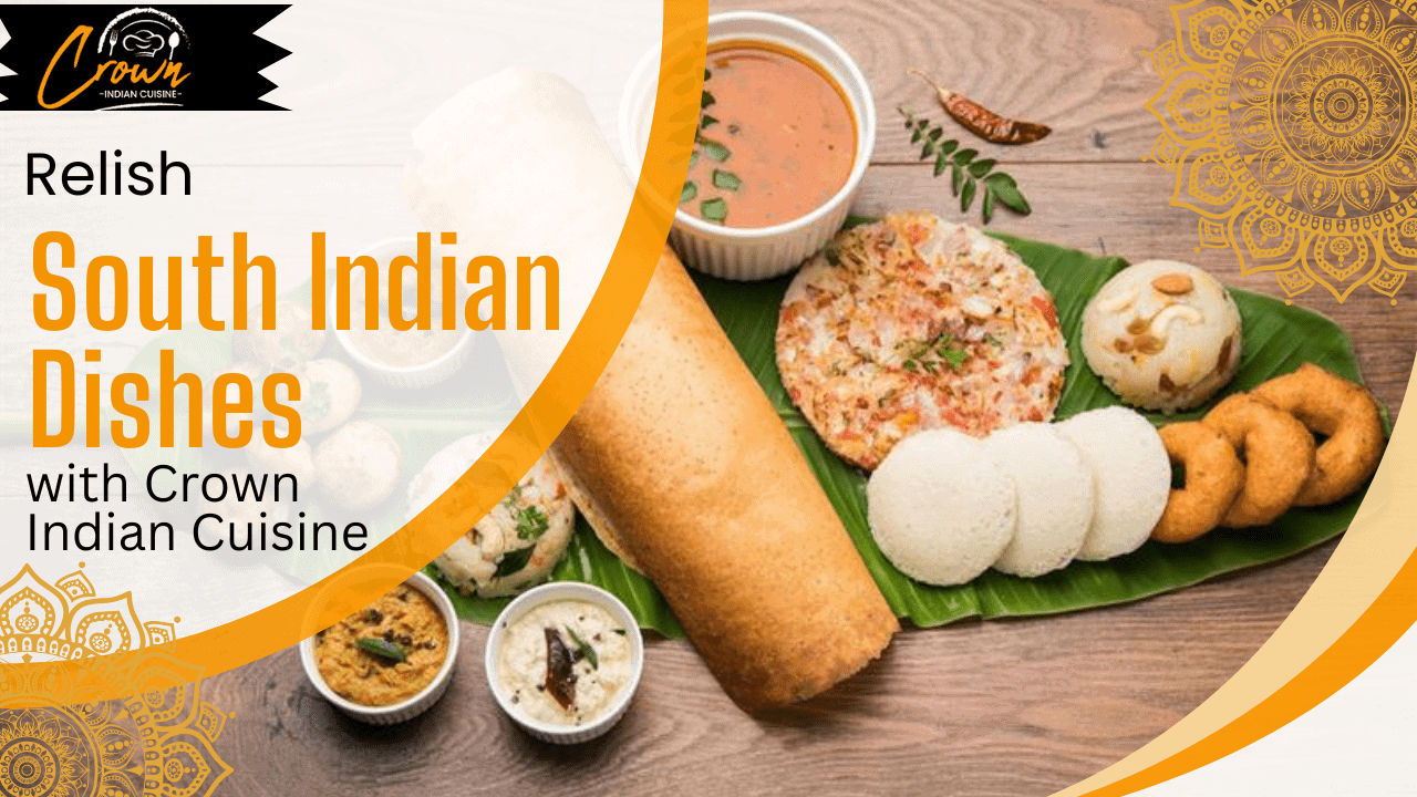 Fresh South Indian dishes served on banana leaves at Crown Indian Cuisine in Australia.