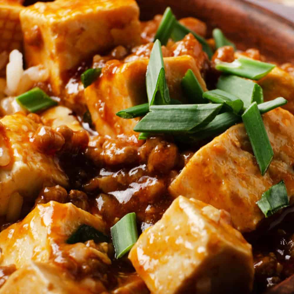 Savory Indian tofu curry dish with green onions and rich spices, Crown Indian Cuisine Windang.
