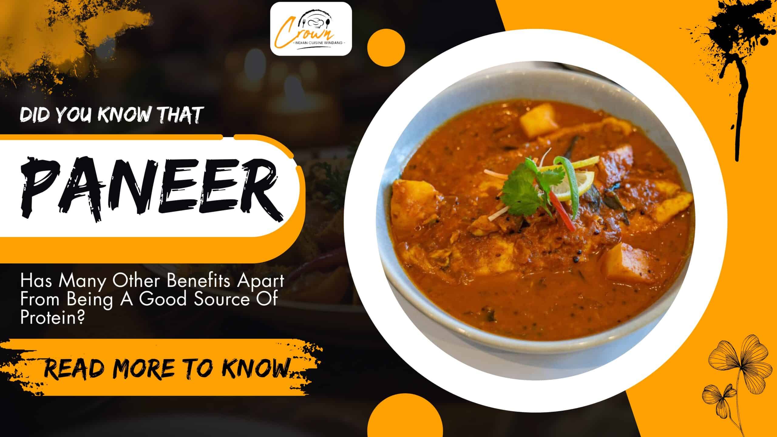 This image describes about the benefits of Paneer other than being a good source of protein