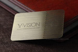 Verdigris Bronze Metal Cards