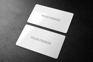 White Metal Cards