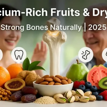 Calcium-Rich Fruits and Dry Fruits for Strong Bones and Healthy Joints