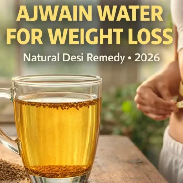 ajwain water (carom seed water) for weight loss