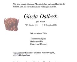Senior Chefin verstorben