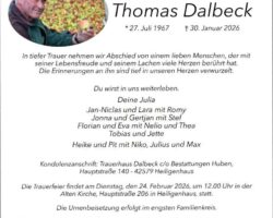 In tiefer Trauer