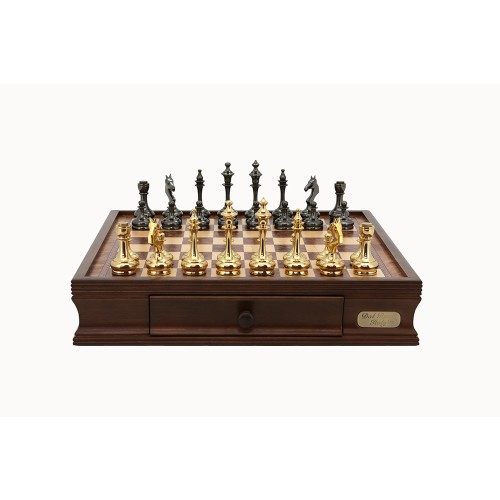 Dal Rossi Chess Set 16", with Brass Cap Staunton chessmen - Image 7