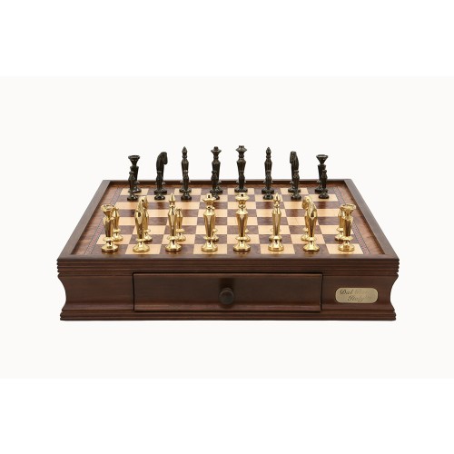 Dal Rossi Chess set 16" with Sleek Chessmen