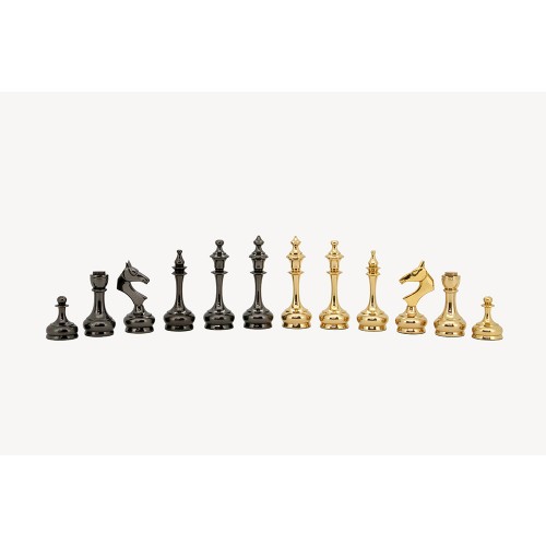 Dal Rossi Chess Set 16", with Brass Cap Staunton chessmen - Image 8