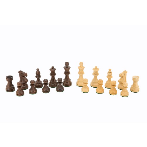 Dal Rossi Staunton Chess set Walnut Finish Chess Box 16” with compartments - Image 3