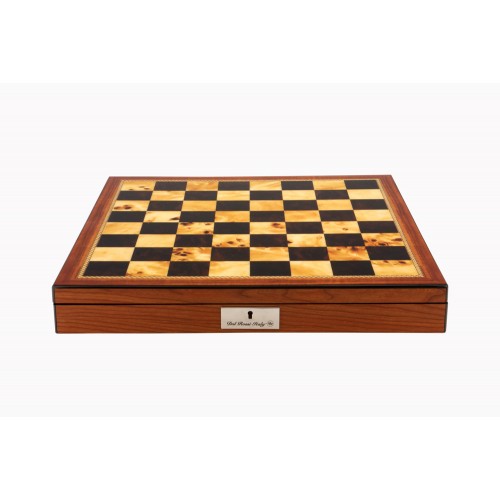 Dal Rossi Chess set Staunton Metal Walnut Finish Chess Box 16” with compartments - Image 5