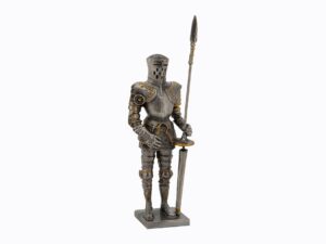 Dal Rossi Pewter MEDIEVAL WARRIOR - PIKE IN LEFT