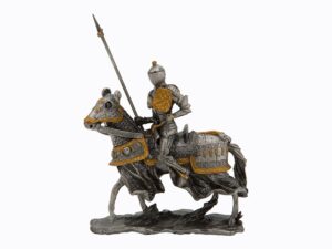 Dal Rossi Pewter KNIGHT HOLDING SPEAR Pewter Figurines height from 110mm to 160mm