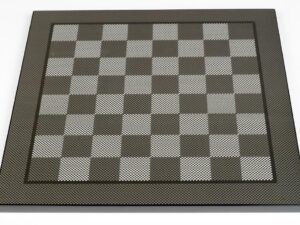 Dal Rossi Italy Carbon Fibre 50cm Chess Board