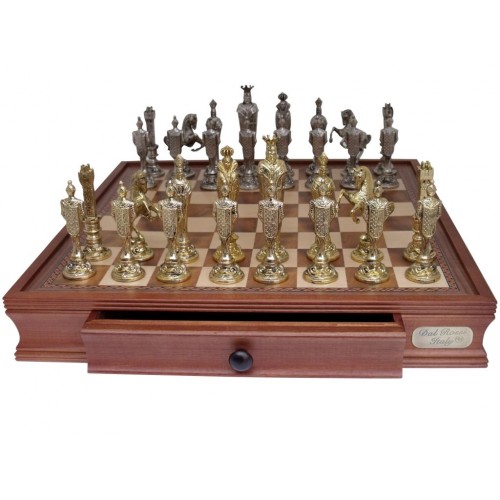 Dal Rossi Italy, “Renaissance” Chess Set on Dal Rossi 50cm (20”) Chess Box - Image 4