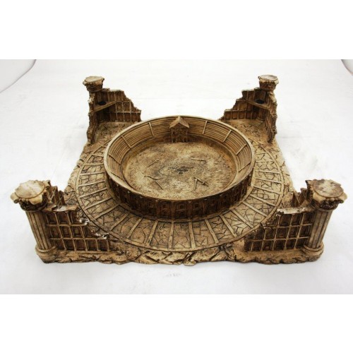Dal Rossi Italy, Roman Colosseum Chest Set in Polyresin and Glass Board - Image 3