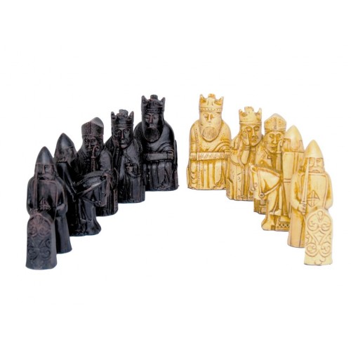 Dal Rossi Italy Isle of Lewis Chess Set with Drawers 20" - Image 3