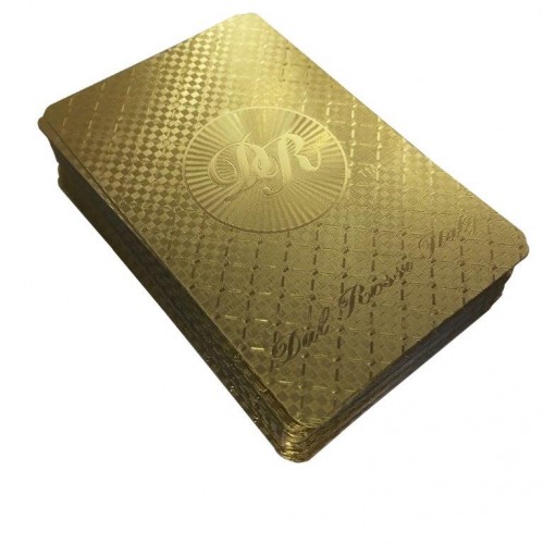 Dal Rossi Italy Luxury 24k 99.9% Genuine Gold Plated Playing cards. - Image 2