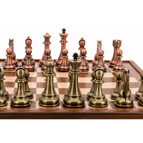 Dal Rossi Italy Bronze and Copper Weight Chess pieces 110mm Chess Pieces ONLY - Image 4