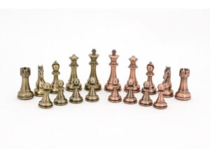 Dal Rossi Italy Bronze and Copper Weight Chess pieces 110mm Chess Pieces ONLY