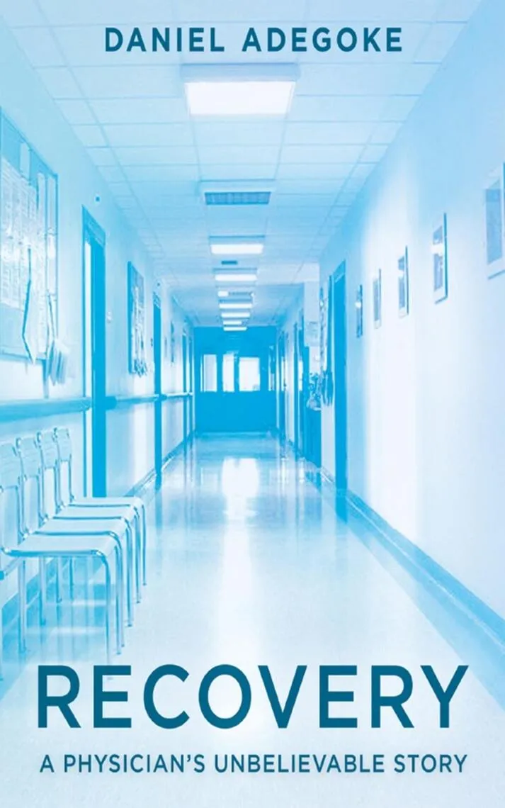 Book cover: Recovery, hospital corridor imagery.