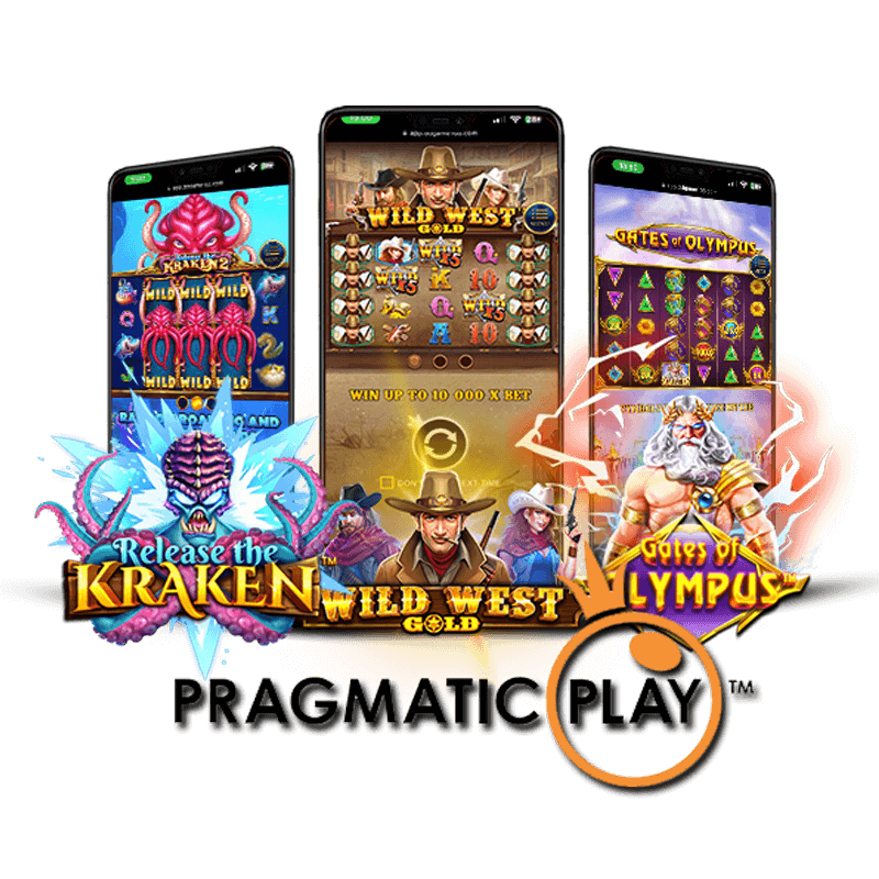รวมเกมดังจาก Pragmatic Play เช่น Gates of Olympus, Wild West, Kraken