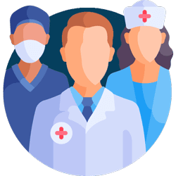 Healthcare professionals at Deepak Heart Institute providing expert cardiac care.