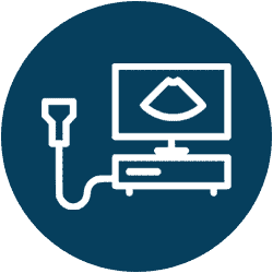 Ultrasound machine used for cardiac health diagnostics at Deepak Heart Institute.