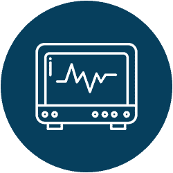 Medical monitoring device used in cardiology at Deepak Heart Institute for heart health assessment.