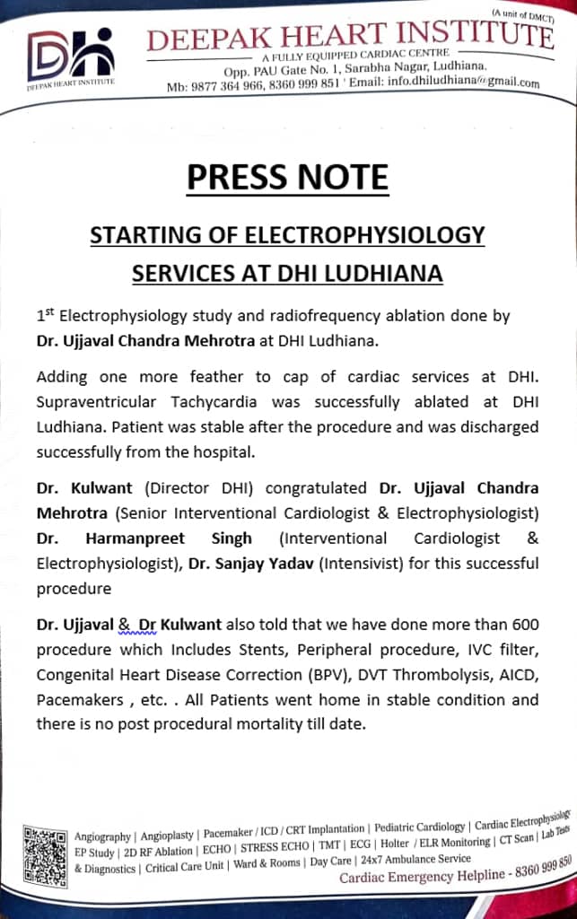 best cardiologist in ludhiana