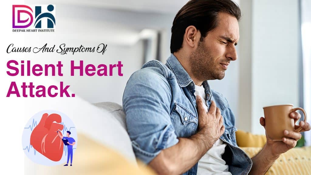 Chest pain and heart attack symptoms in men at Deepak Heart Institute.