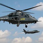 LCH Prachand anti-drone role with air-launched drone in action.