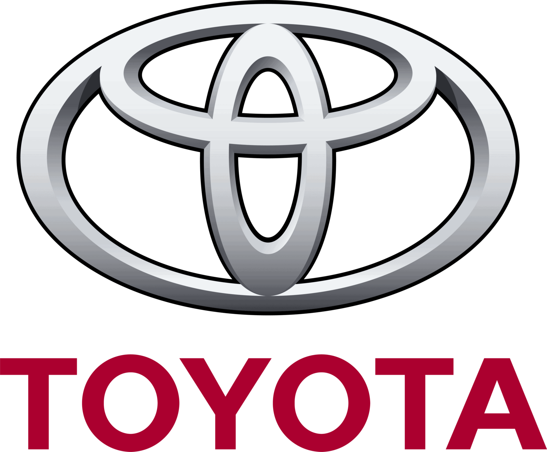 Toyota logo close-up, representing trusted vehicle service at Del Mar Car Care, specializing in Toyota repairs, oil changes, and car maintenance in a professional auto shop setting.