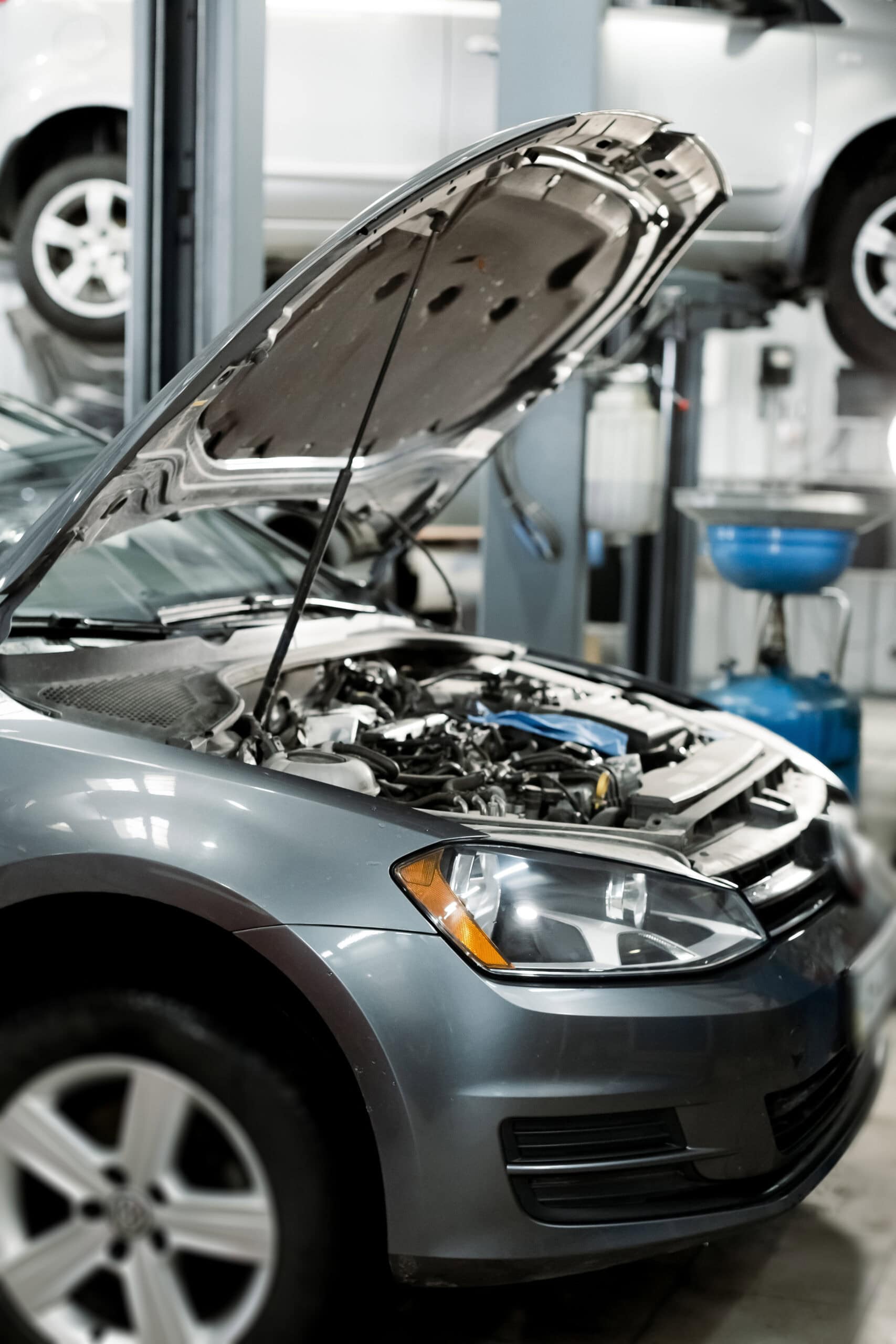 Fluid and filter service on a Mercedes-Benz at Del Mar Car Care