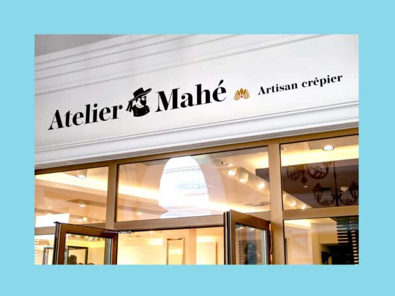 Enseigne boutique atelier Mahé