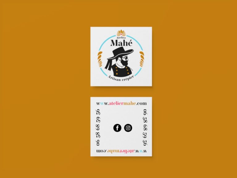Carte de visite Atelier Mahé
