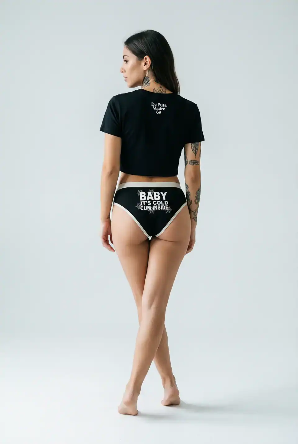 De Puta Madree 69 streetwear underwear with bold graphic design.
