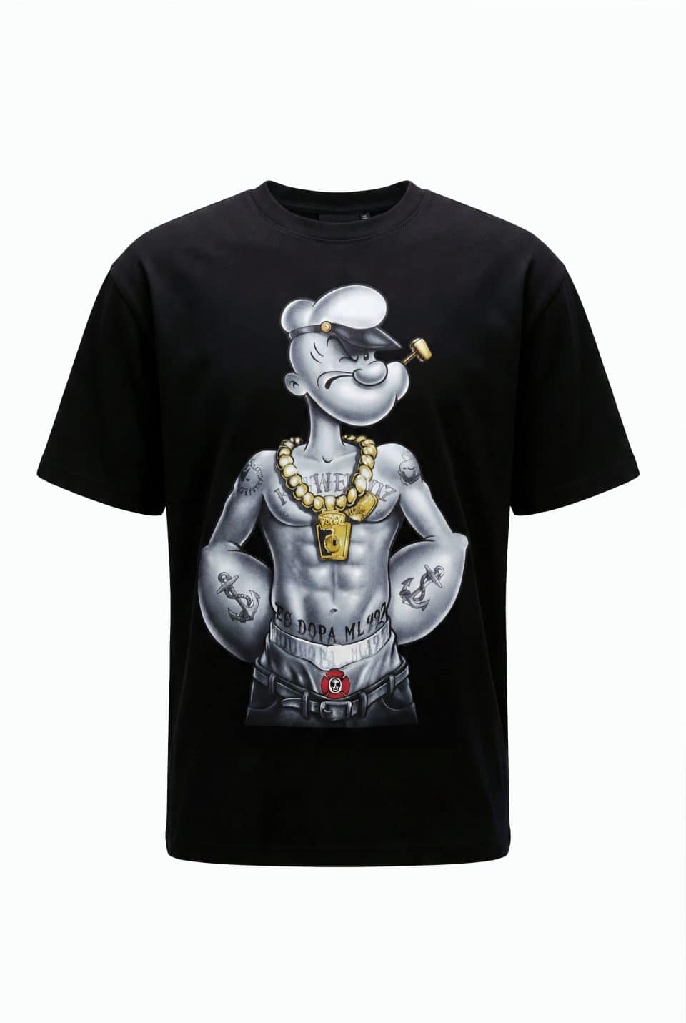Tattooed Popeye Tee – Bold Streetwear Graphic
