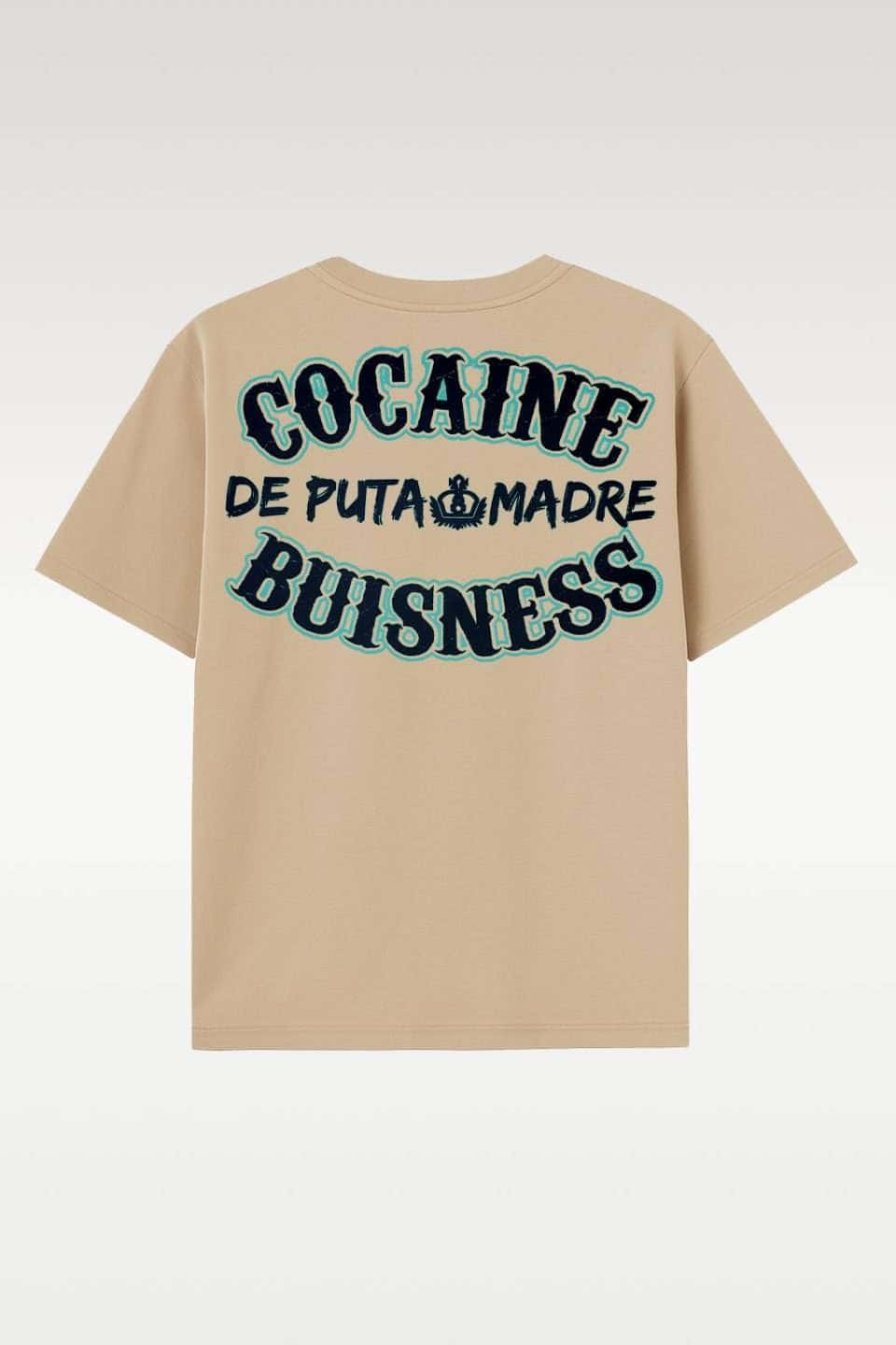 Cocaine De Puta Madre Bold Italian Streetwear T-shirt.