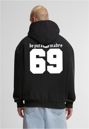 FAIABLE Felpa Oversize Uomo Con Cappuccio, Unisex Morbida In Pile Pesante, Stile Vintage Streetwear, Rosa Pallido, XX-Large