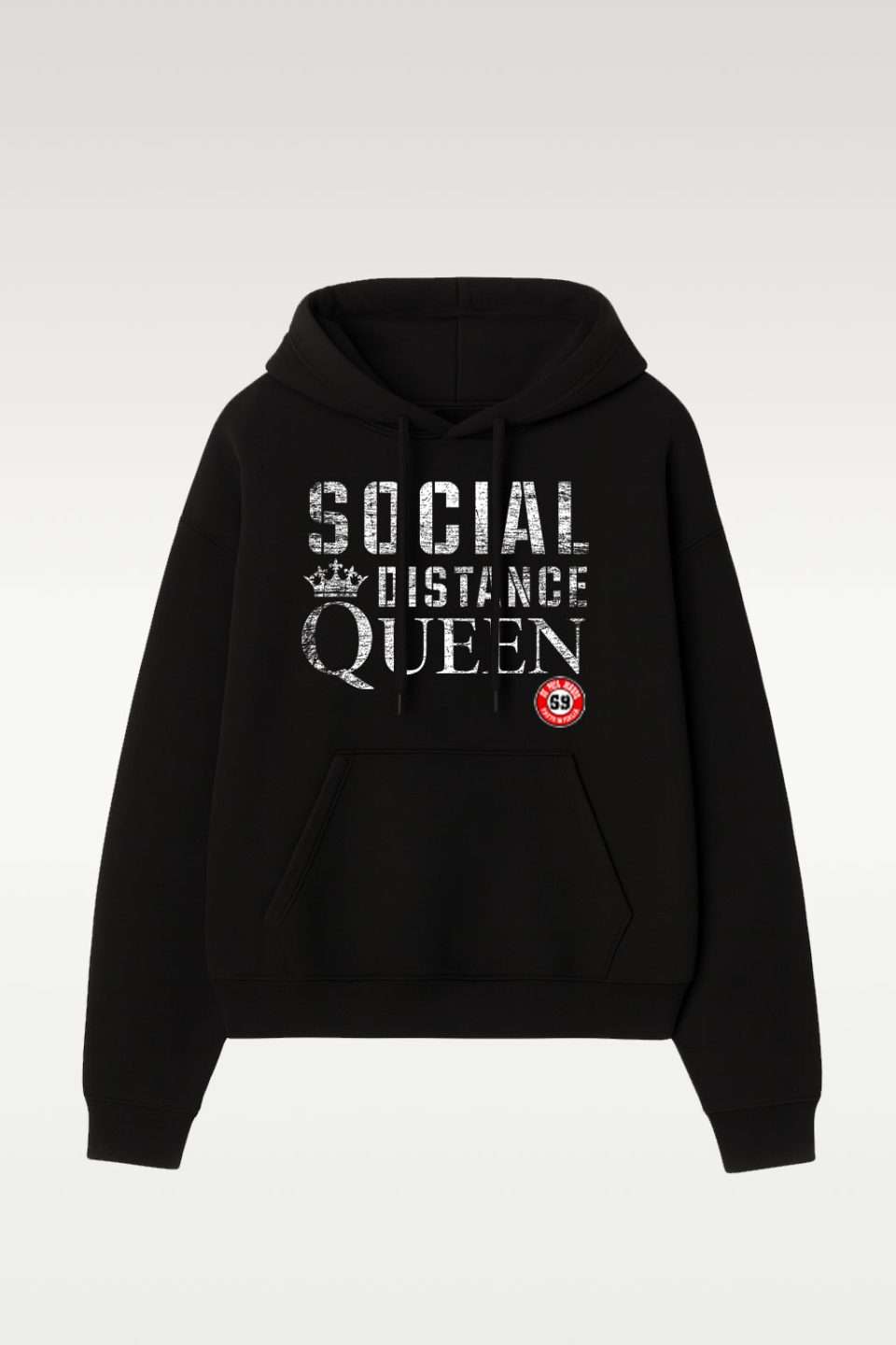 Hoodie – Social Distance Queen Graphic