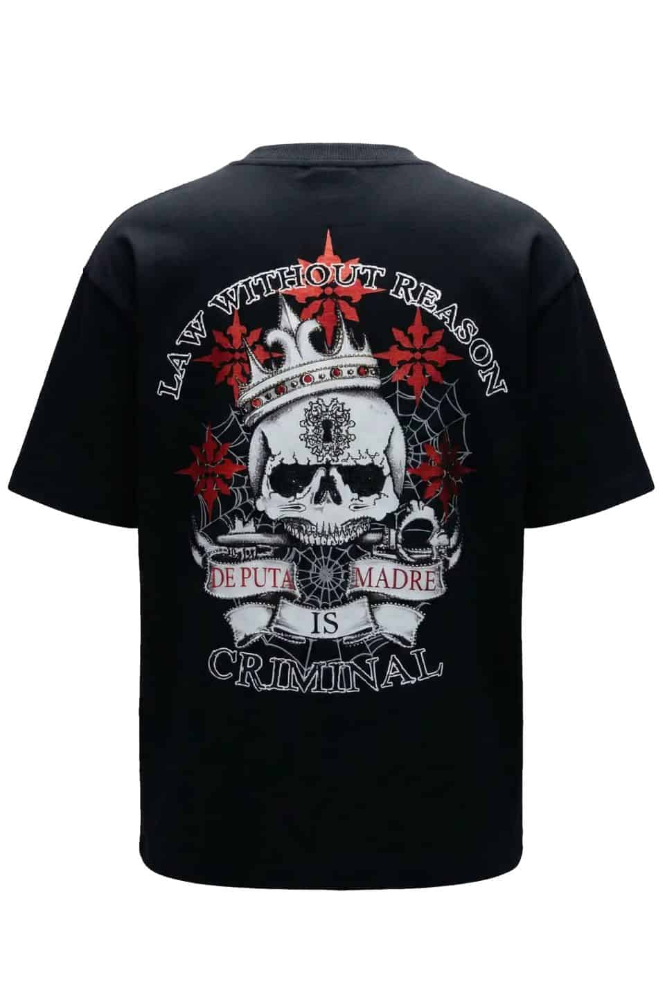 Law Without Reason” Skull Back Print