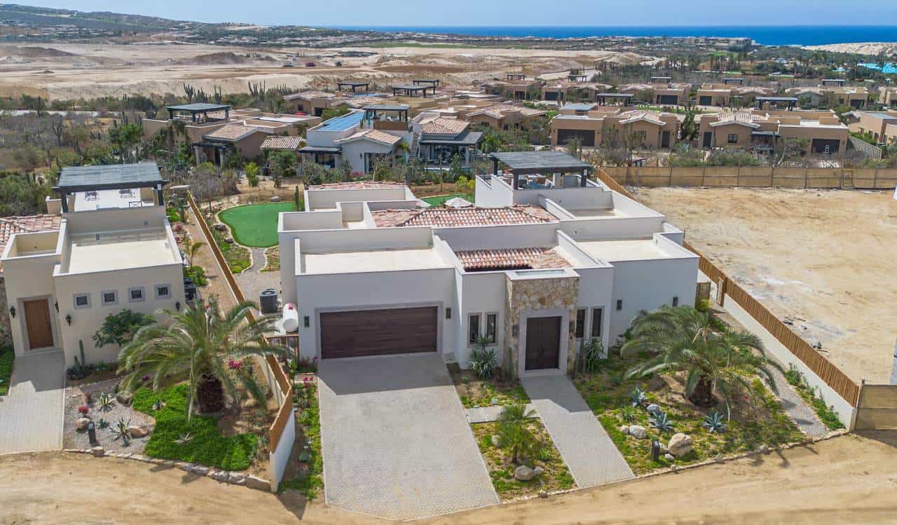 Luxury Homes At Las Casas In Diamante Cabo With Elegant Courtyards, Private Terraces, And Baja-Inspired Architecture.