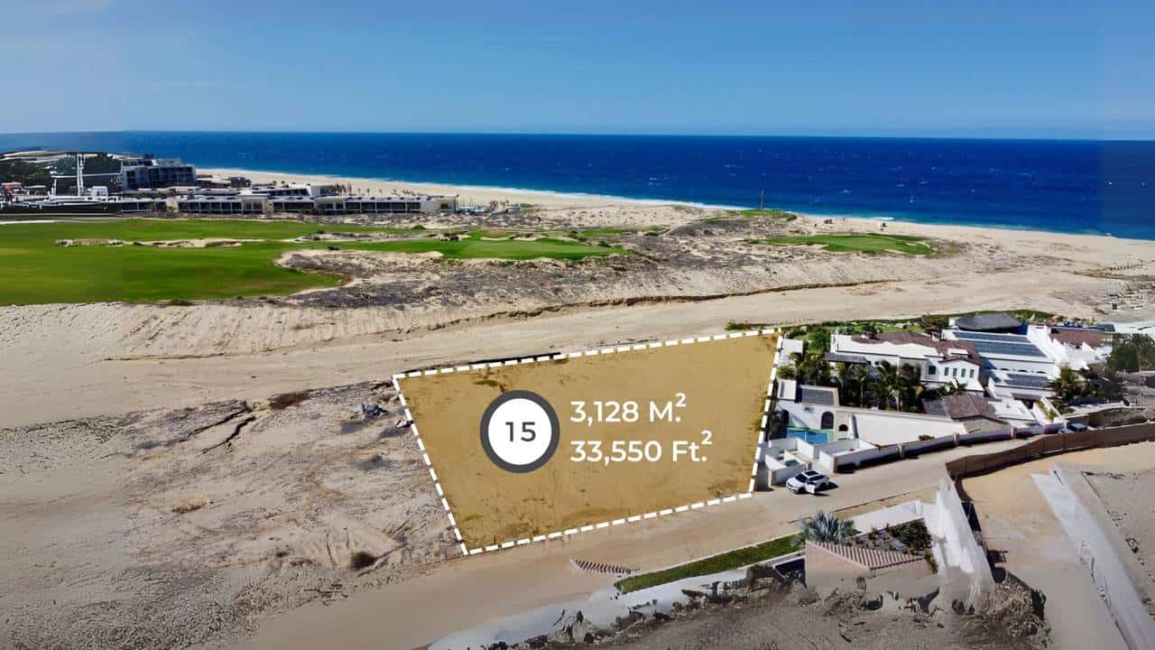 Diamante Cabo San Lucas Oceanfront Lot With Expansive Beach Views And Prime Location.