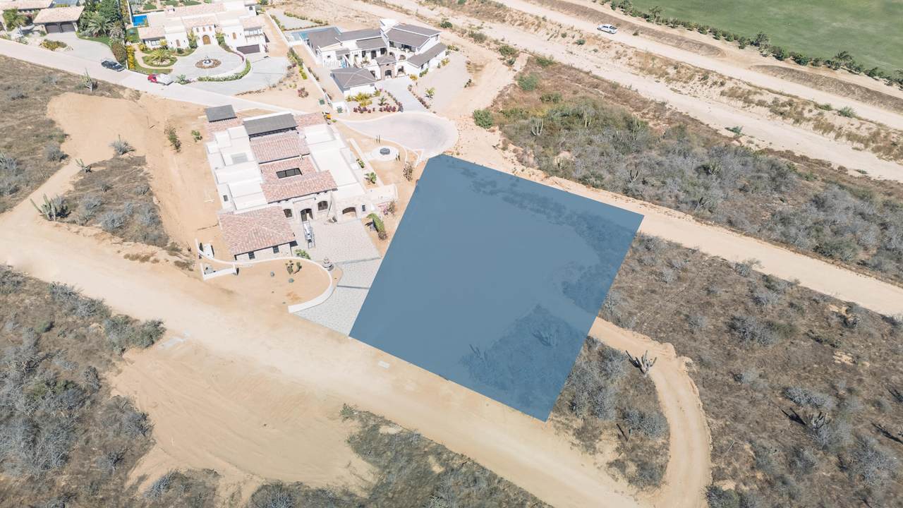 Diamante Cabo San Lucas With Villa Plot And Surrounding Landscape.