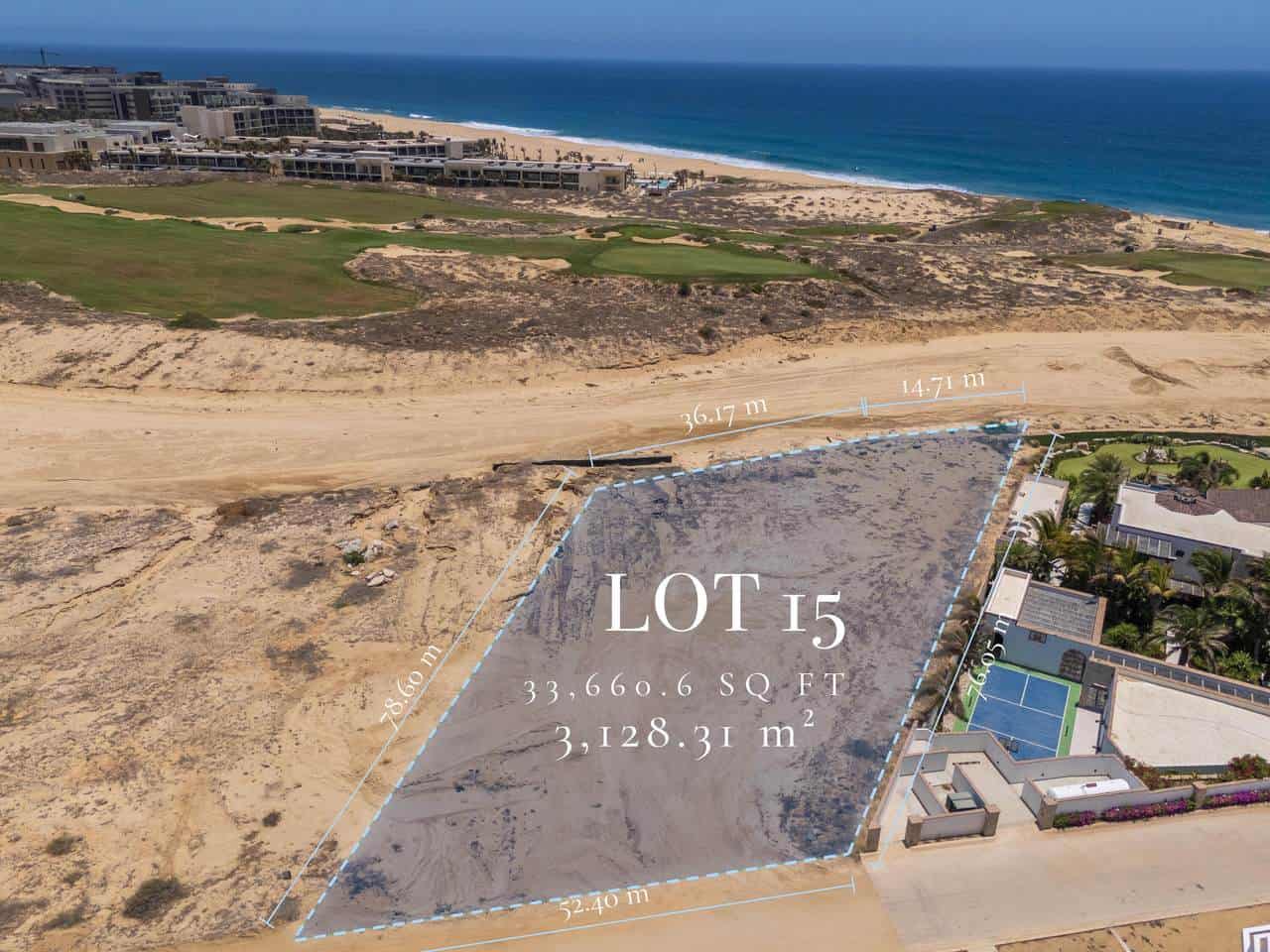 Diamante Cabo San Lucas Oceanfront Lot With Golf Course Views And Nearby Resort Amenities.